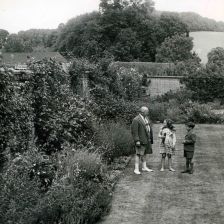 John Christie (left) with his daughter, Rosamund, and son, George (Glyndebourne Archive) John Christie (left) with his daughter, Rosamund, and son, George (Glyndebourne
